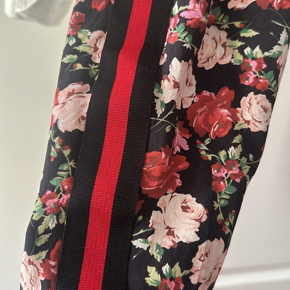 The kooples floral printed pants with tuxedo stripe - Picture 8 of 10